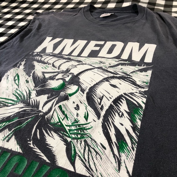 KFMDM Sucks Rock Electro Band Distressed Vintage T - Picture 3 of 16